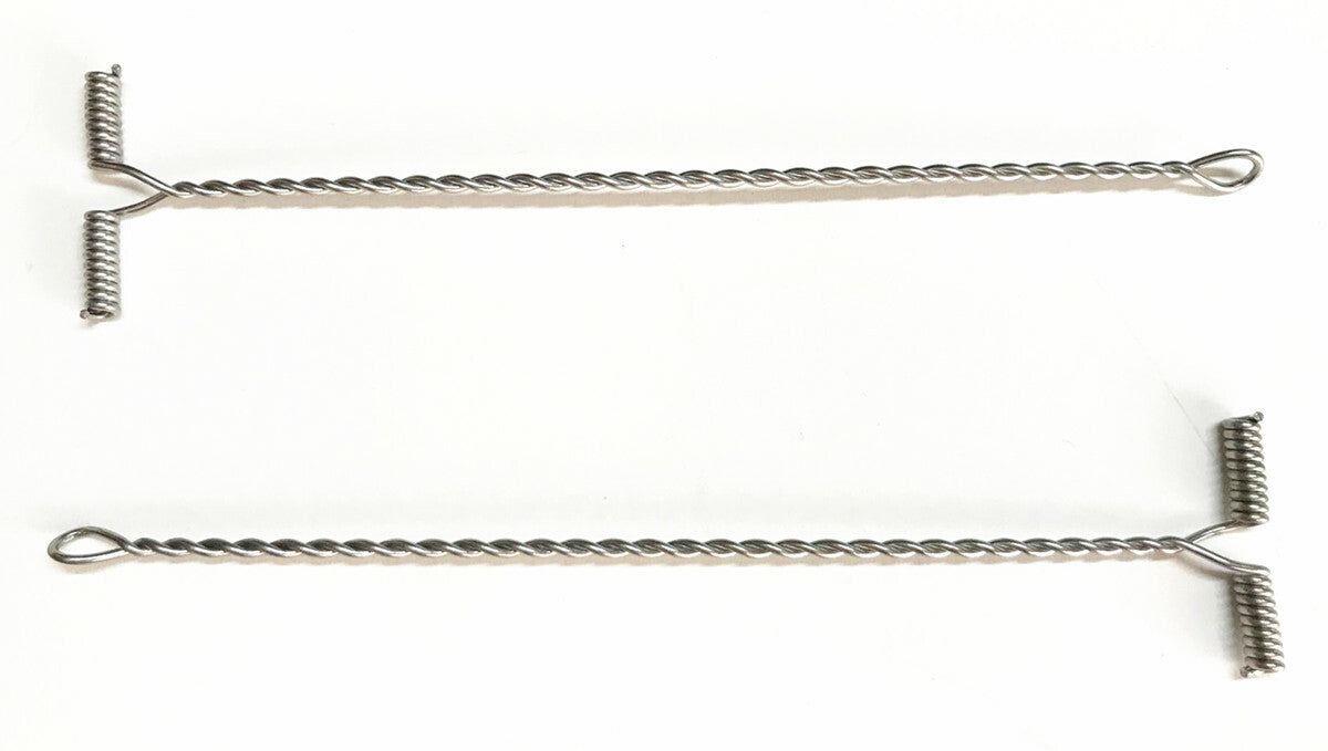 Crappie Fishing Rig Arms Set - Stainless Steel Twisted Top & Bottom Arms, Multiple Lengths