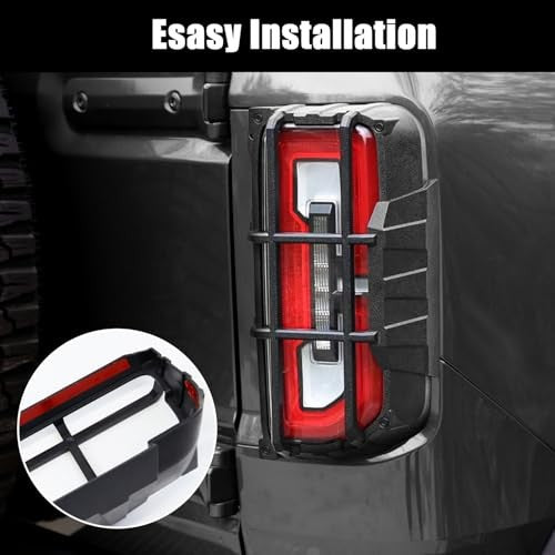 Tail Light Cover for Ford Bronco 2021-2026 | Rear Lamp Guard Protector