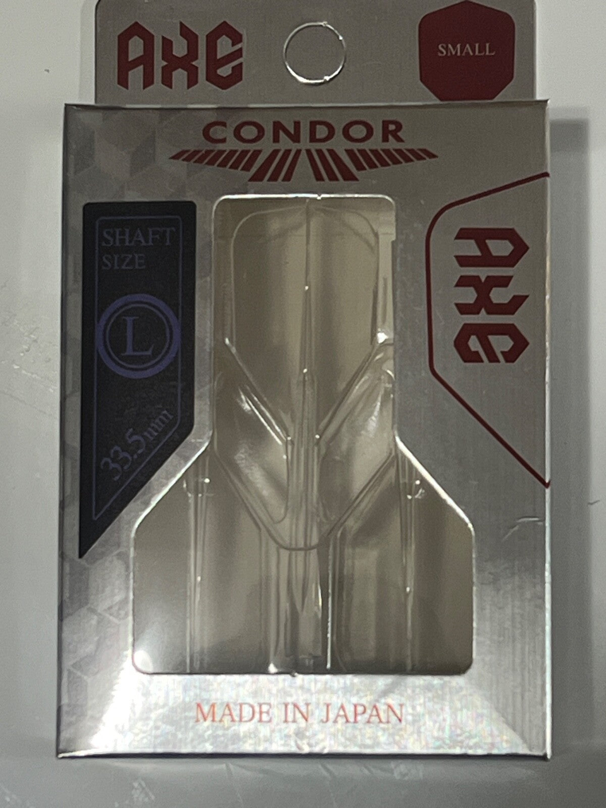 Condor Long 33.5mm Clear Small Flight System for Darts