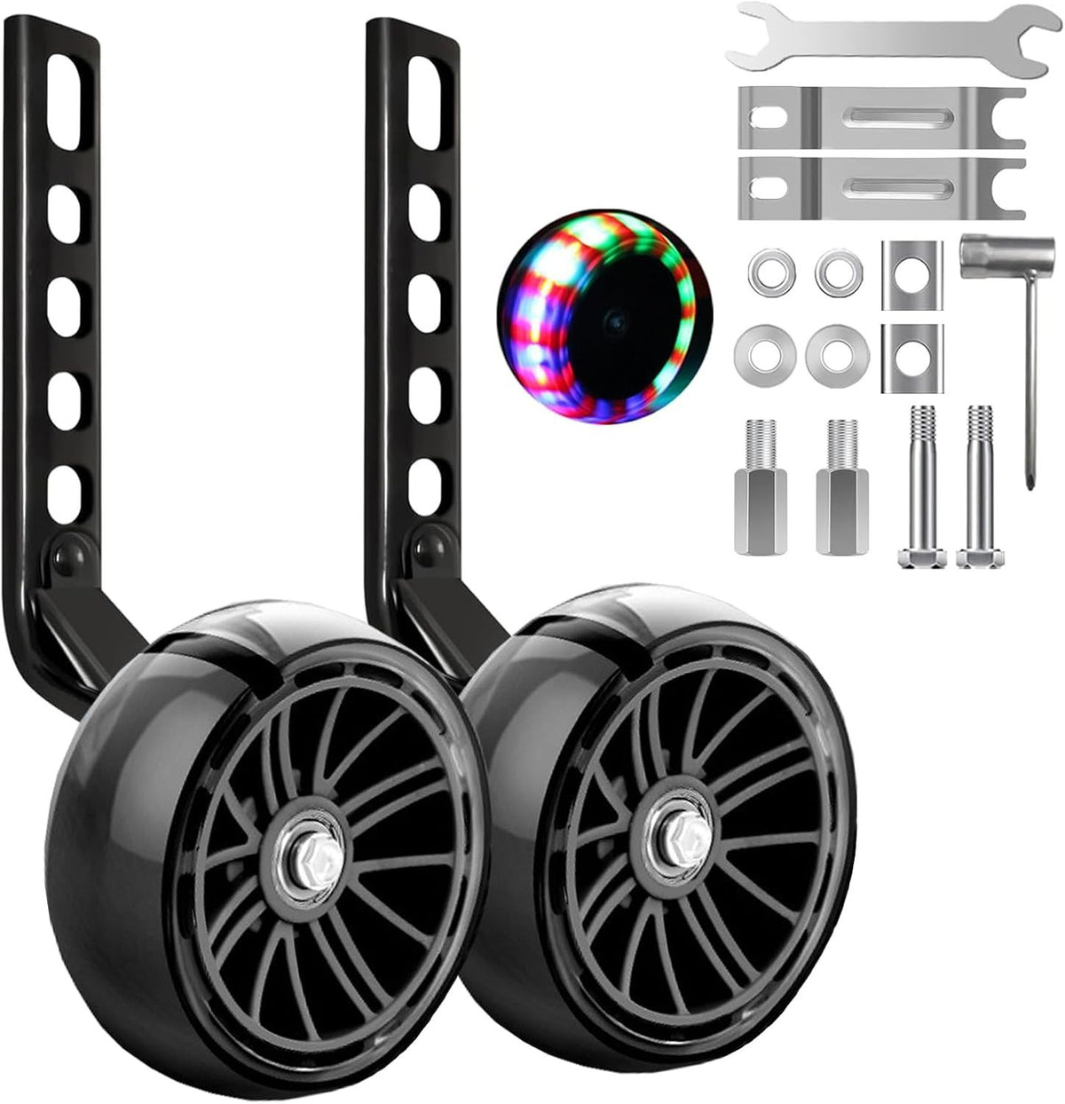 Bike Training Wheels for Kids - Stable Support for 12-20 Inch Bicycles