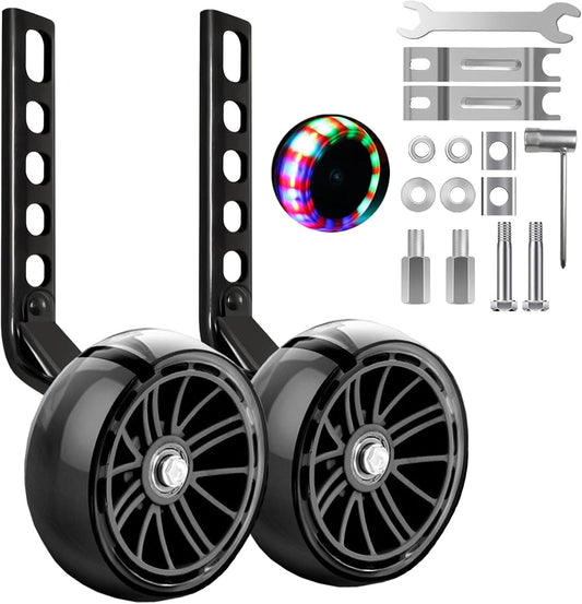 Bike Training Wheels for Kids - Stable Support for 12-20 Inch Bicycles