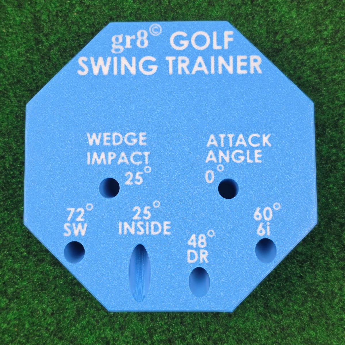 Compact Golf Swing Trainer with Alignment Stick - Weighted & Adjustable for Left/Right Hand