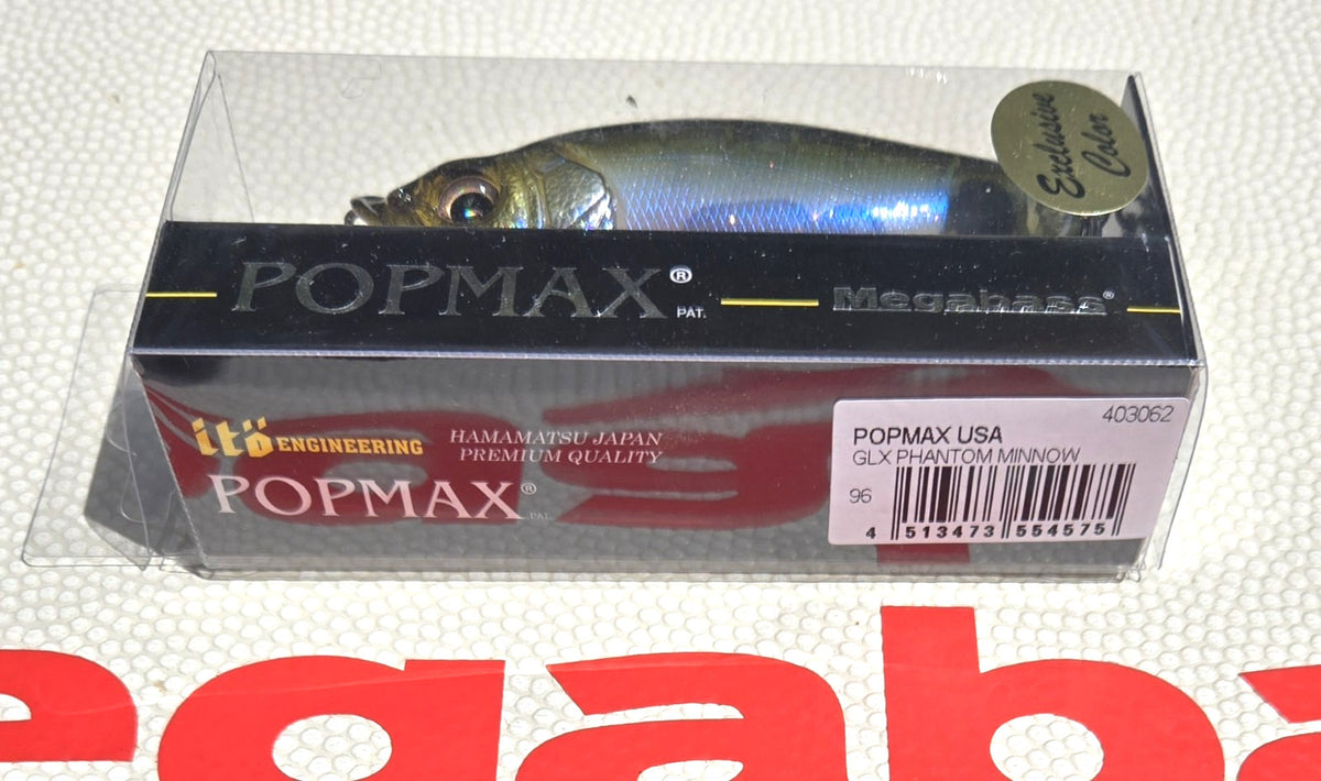 Megabass POPMAX GLX Phantom Minnow Fishing Lure - Store Exclusive Color