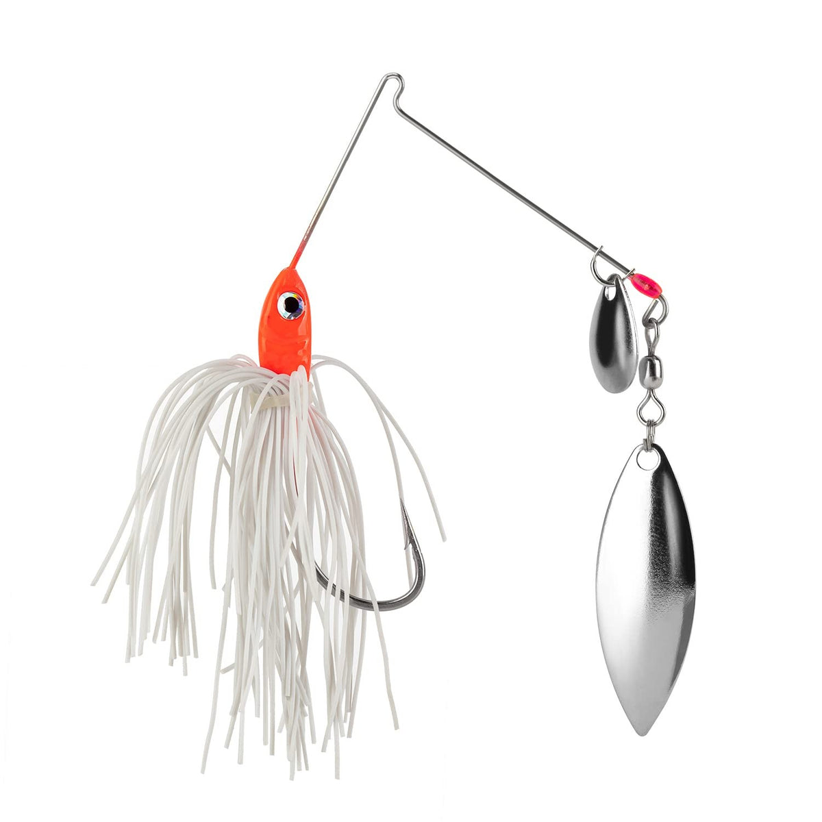 6Pcs Bass Spinner Baits for Fishing, Double Willow Blade, Deep & Shallow Water Lures