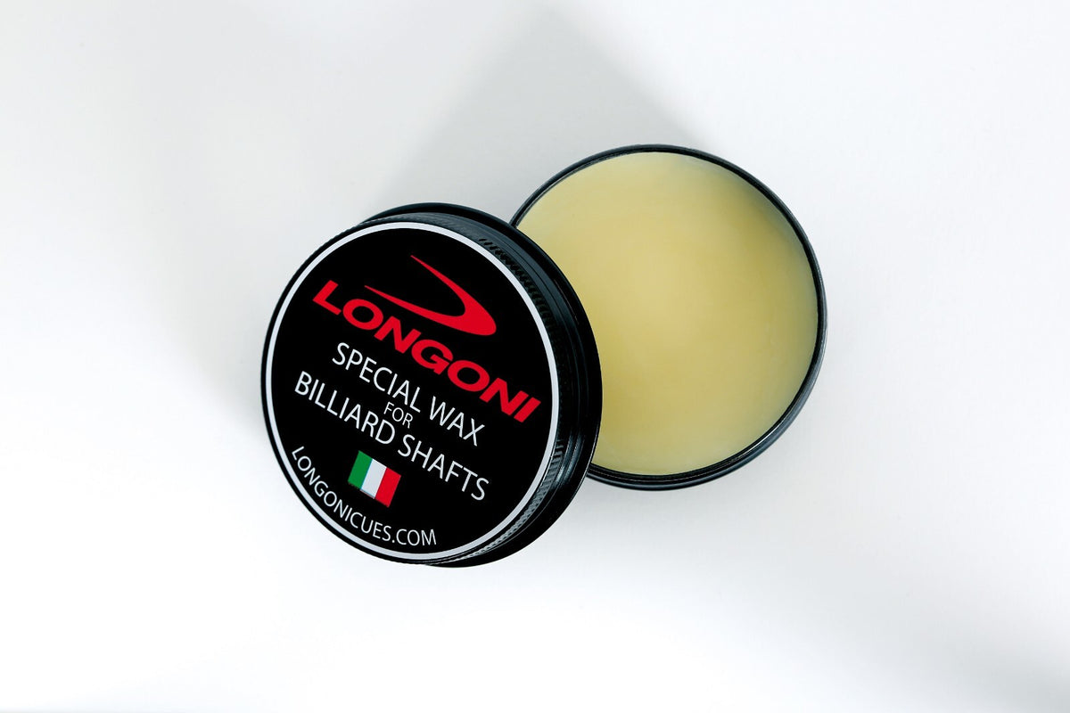 Special Wax for Wooden Billiard Cue Shafts - 1 oz, Longoni