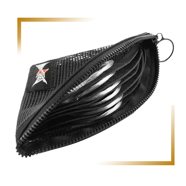 Pre-Tied Fly Fishing Leader Set with Tapered Design & Wallet - Multiple Lengths & Line Weights