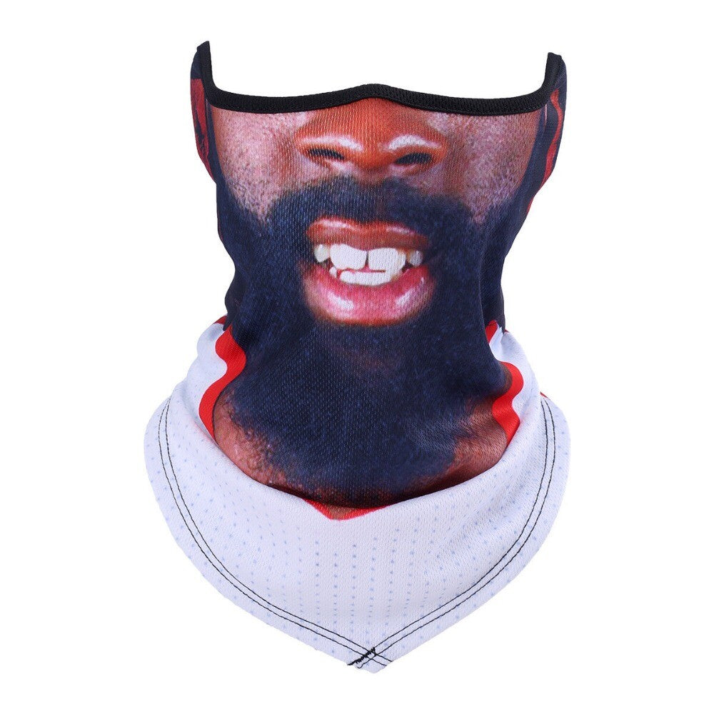 Unbranded Animal Print Face Cover Mask - Neck Gaiter for Outdoor Sports