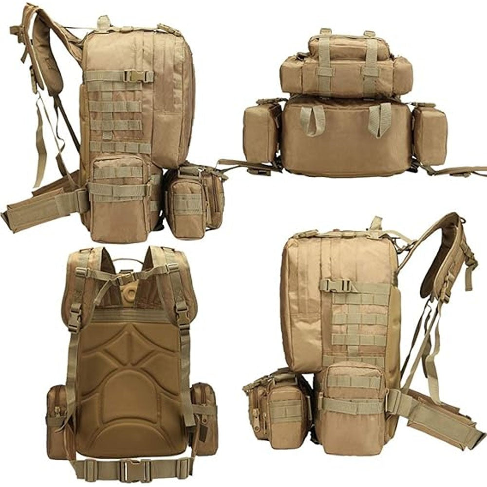75L Waterproof Military Tactical Backpack for Camping Hiking Men