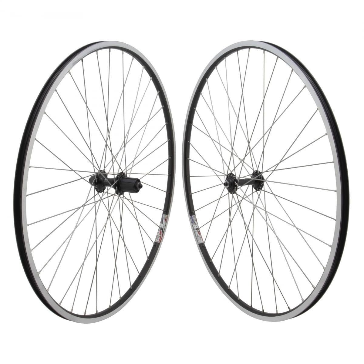 700c Bicycle Wheel Set with Weinmann LP18 Rims, Quick Release, 8-11 Speed