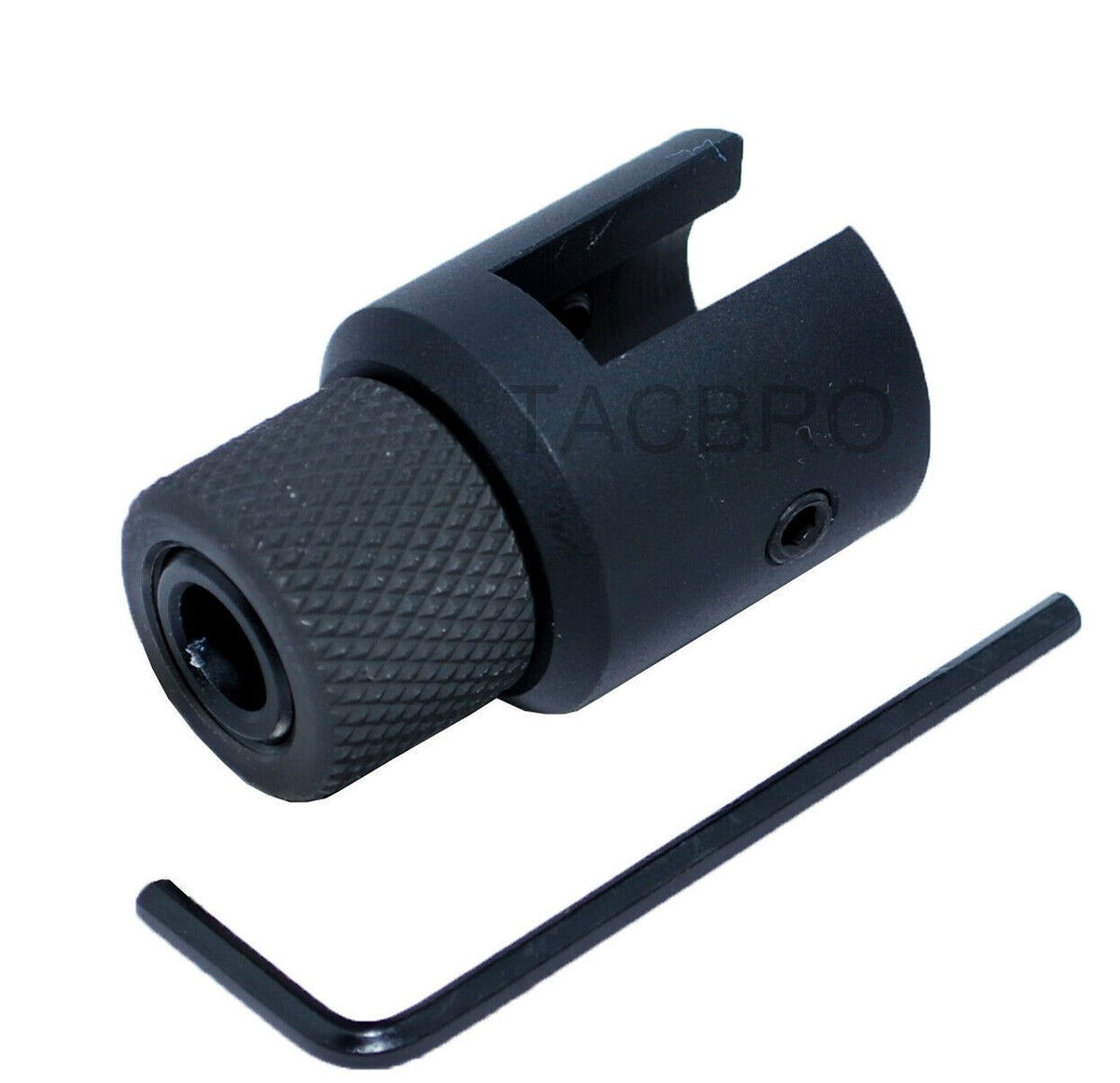 Black Anodized Aluminum Muzzle Adapter 1/2x28 TPI for Ruger 1022 Rifle