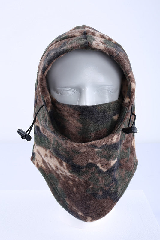 Cold Weather Balaclava Face Mask - Windproof Fleece Hood for Hunting Skiing