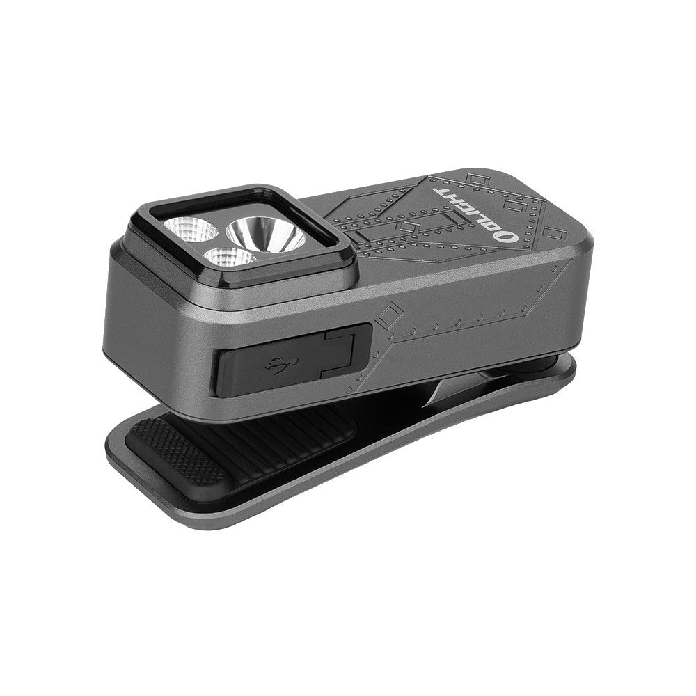 Olight Oclip Pro Flashlight with Flood, Spot, and Red Light - 500 Lumens