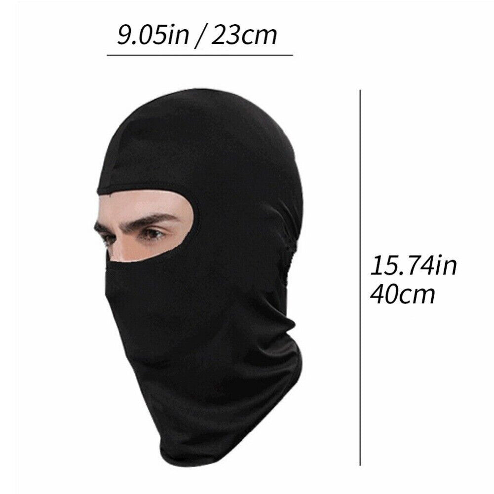 Unisex Full Face Ski Mask Balaclava UV Protection Windproof Breathable