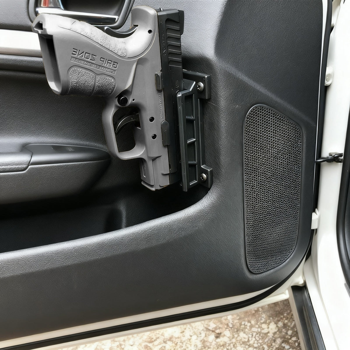 Magnetic Gun Mount Holster for Vehicle & Home Concealed Carry Flat Top Pistols
