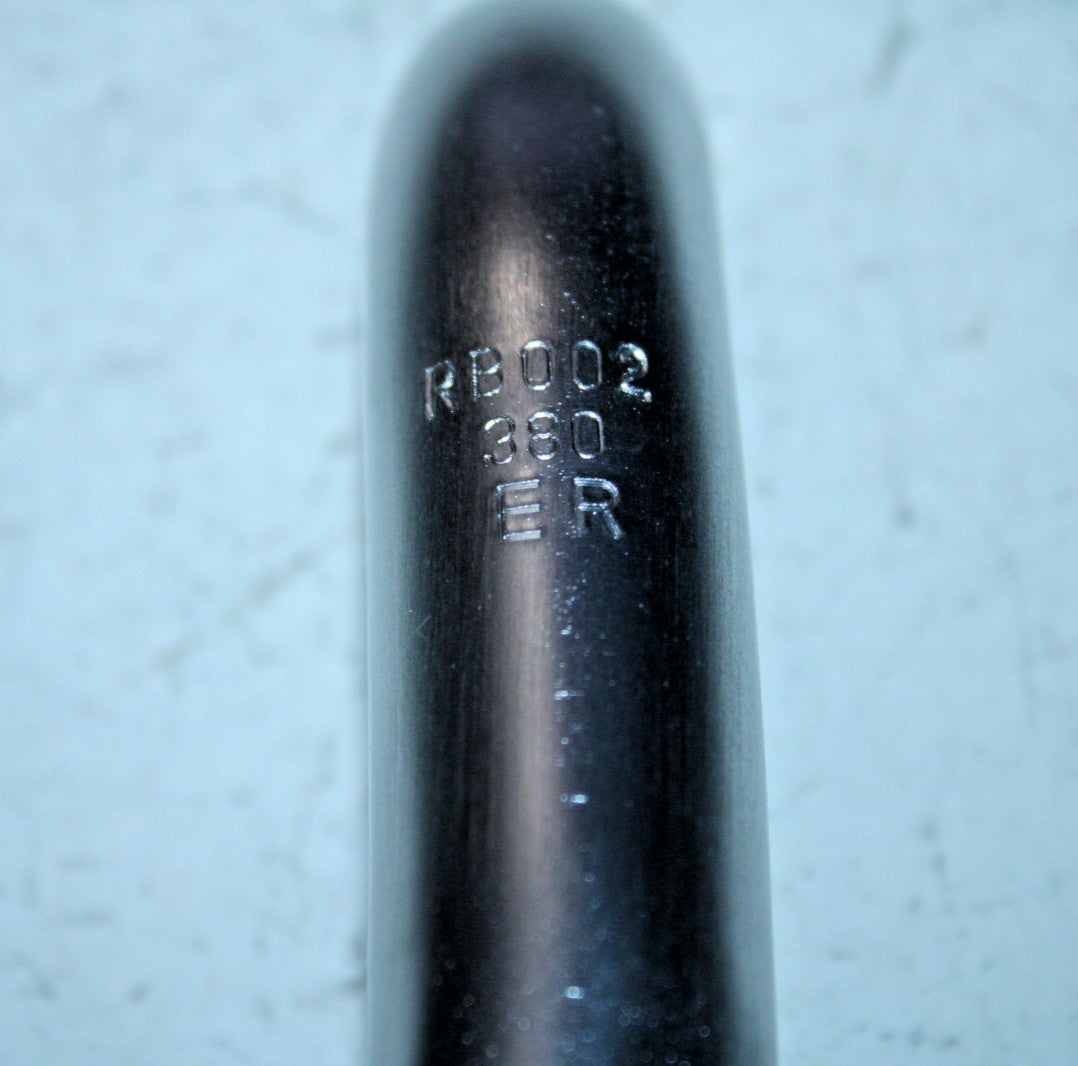 26mm Aluminum Bullhorn Handlebar 380mm for Fixie Bike - Silver, Japan Made