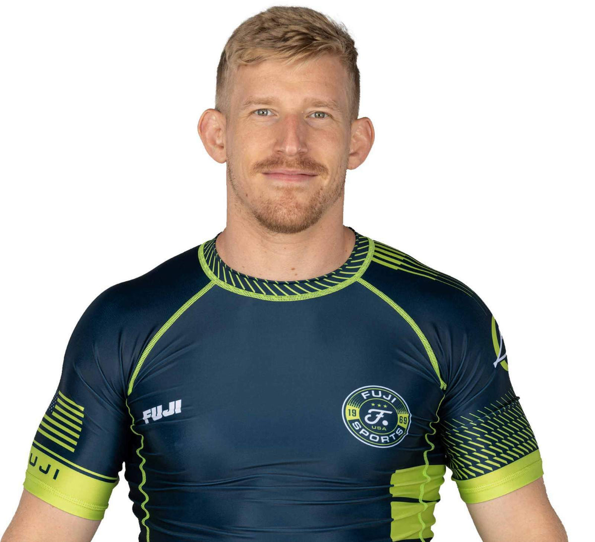 Short Sleeve MMA Rashguard for Boxing and Martial Arts - Navy Blue