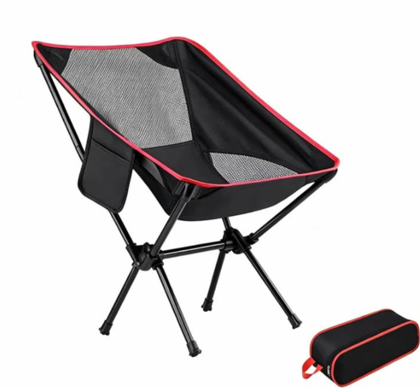 Ultralight Foldable Camping & Beach Chairs with High Back - 1 or 2 Pack
