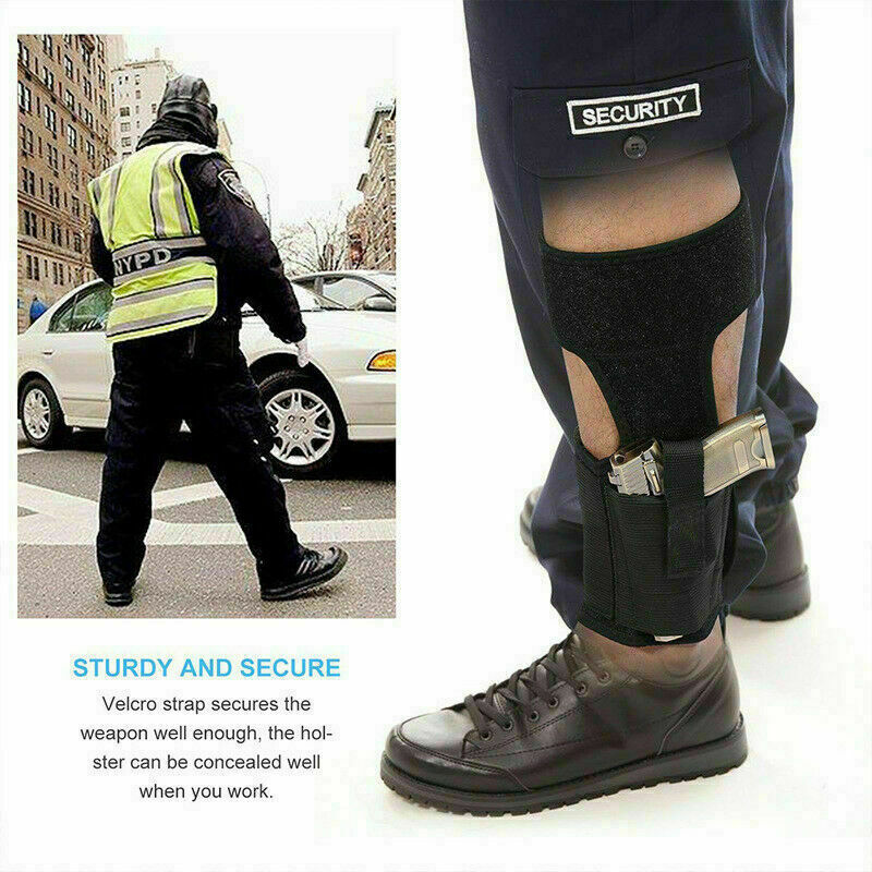 Ankle Holster for Concealed Carry - Universal Fit for 9mm Handguns