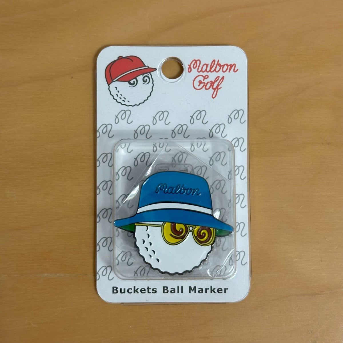Golf Ball Marker with Magnetic Clip and Bucket Hat Accessory