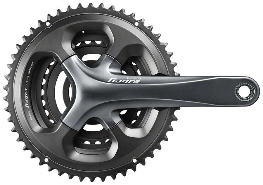 Shimano Tiagra FC-4703 170mm 10-Speed Road Bike Crankset 50/39/30T, Gray