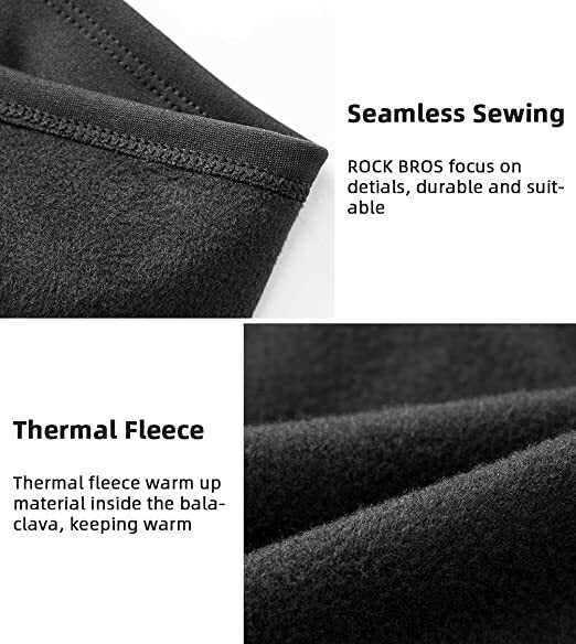 Winter Full Face Mask Balaclava for Ski Cycling & Outdoor Sports - Fleece Windproof