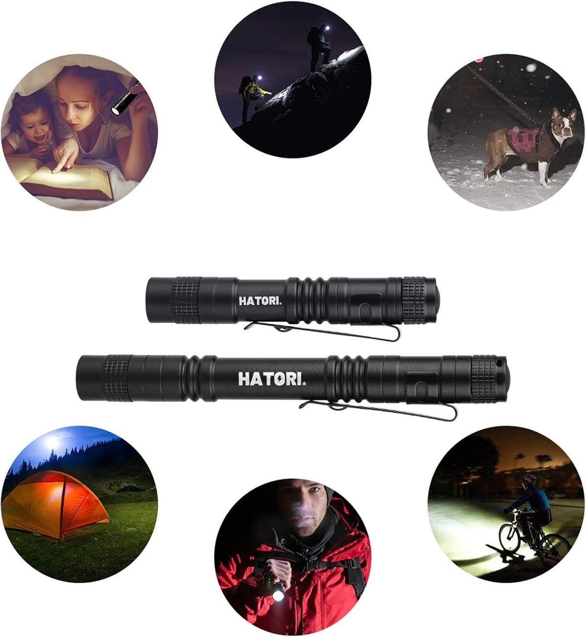 Mini LED Flashlight 150 Lumens Waterproof Compact Pocket Torch