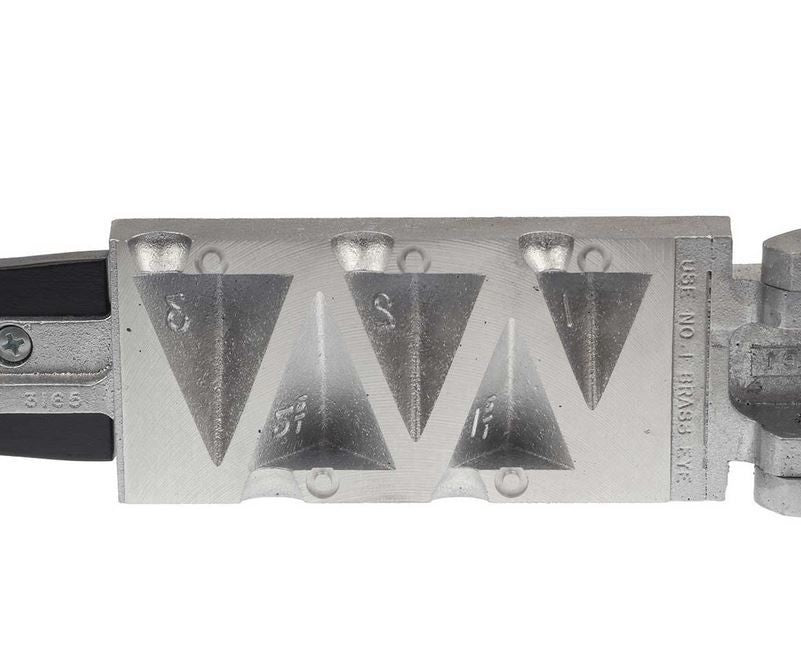 Fishing Sinker Mold for Pyramid Sinkers - Multiple Sizes and Cavities
