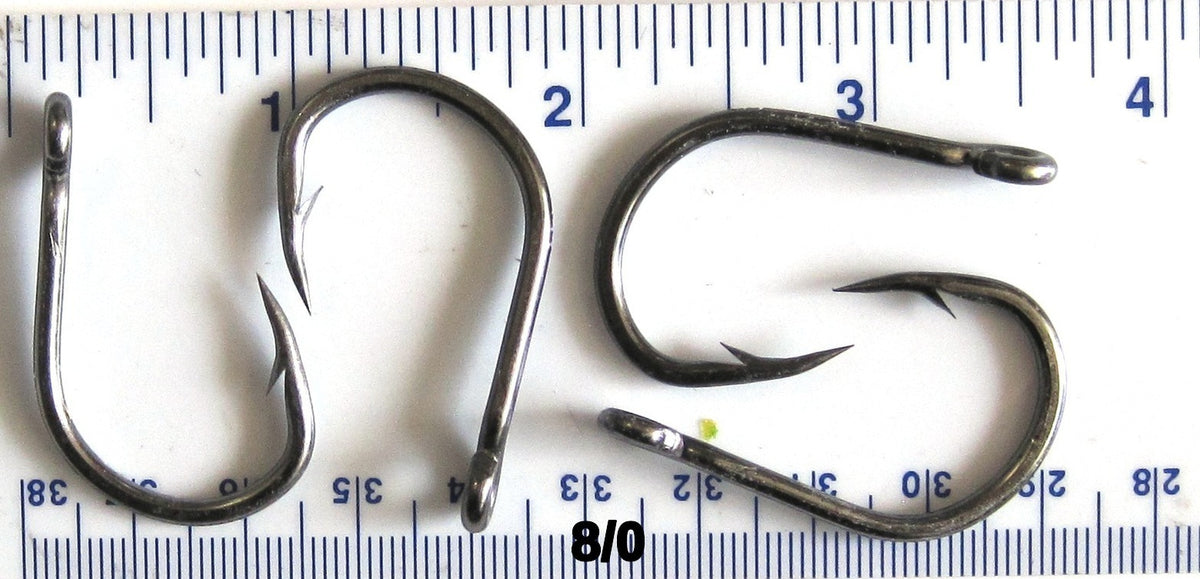 High Carbon Steel Live Bait Fish Fishing Hooks - Multiple Sizes