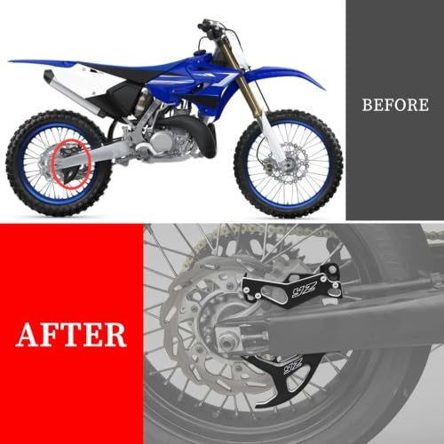 Rear Brake Disc Guard & Caliper Guard for Yamaha YZ125 YZ250 YZ450
