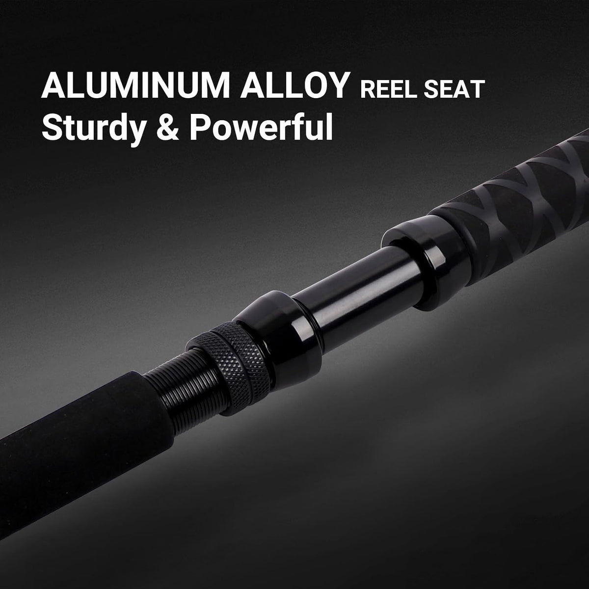 Saltwater Trolling Fishing Rod 2-Piece Big Game Rod 7ft Heavy Power Fiberglass