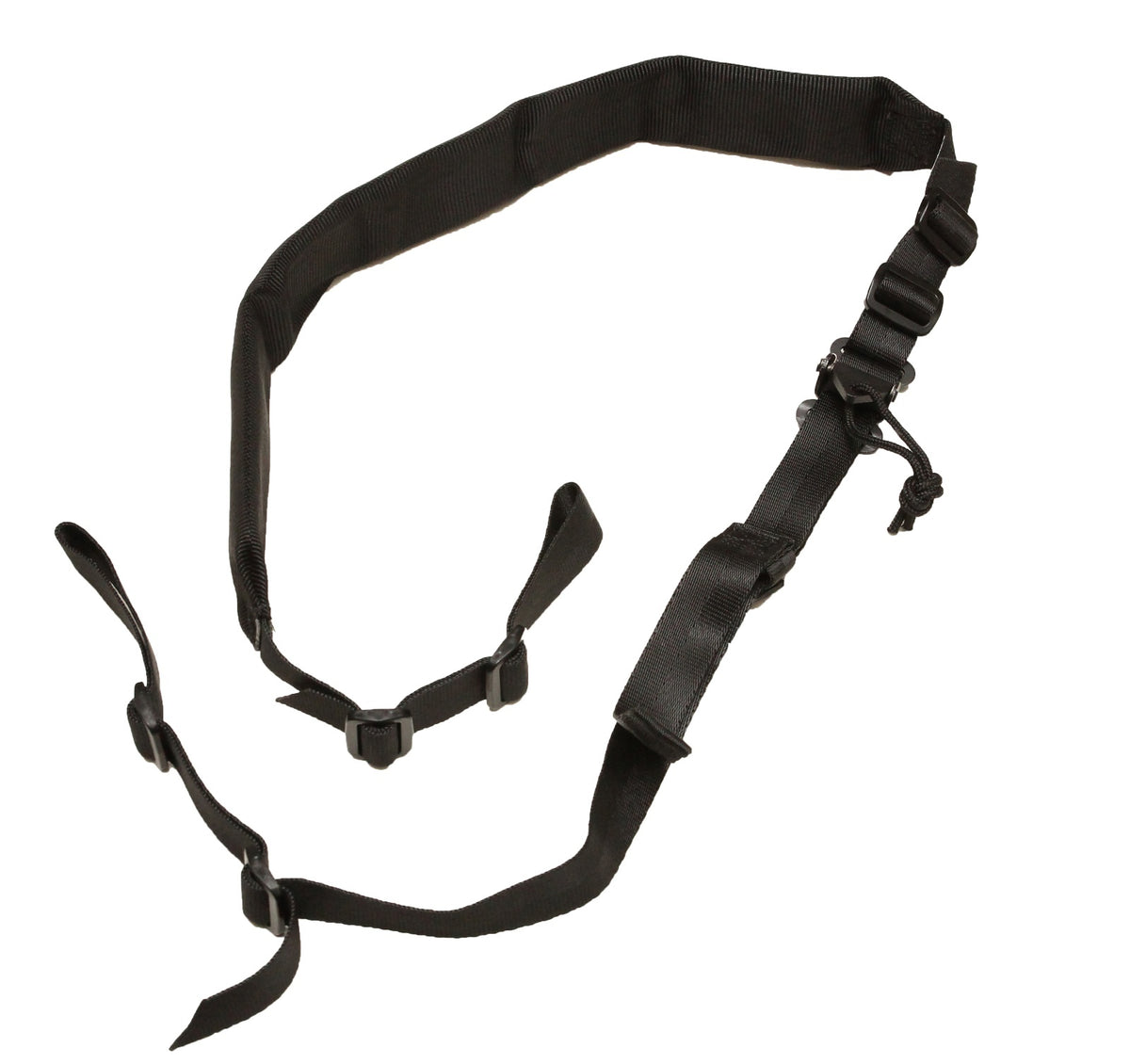 Padded Rifle Sling Wide 2 Point Tactical Gun Strap Black Comfortable