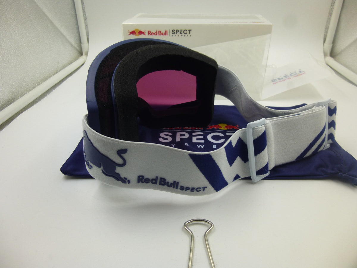 Red Bull Ski Goggles Model SOLO 011S - Anti-Fog, Polarized, Panoramic Vision