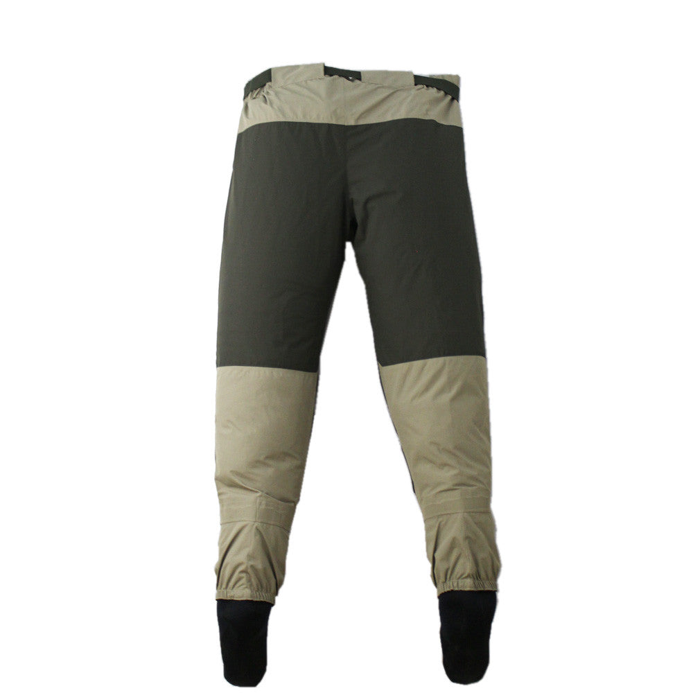 Breathable Waterproof Fly Fishing Waders Pants - Adjustable, Reinforced Knees