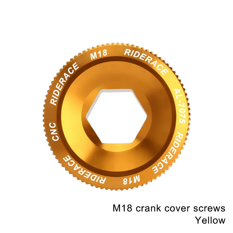 Bike Crank Arm Fixing Bolt Set Aluminum Alloy MTB Road Bike Replacement Caps