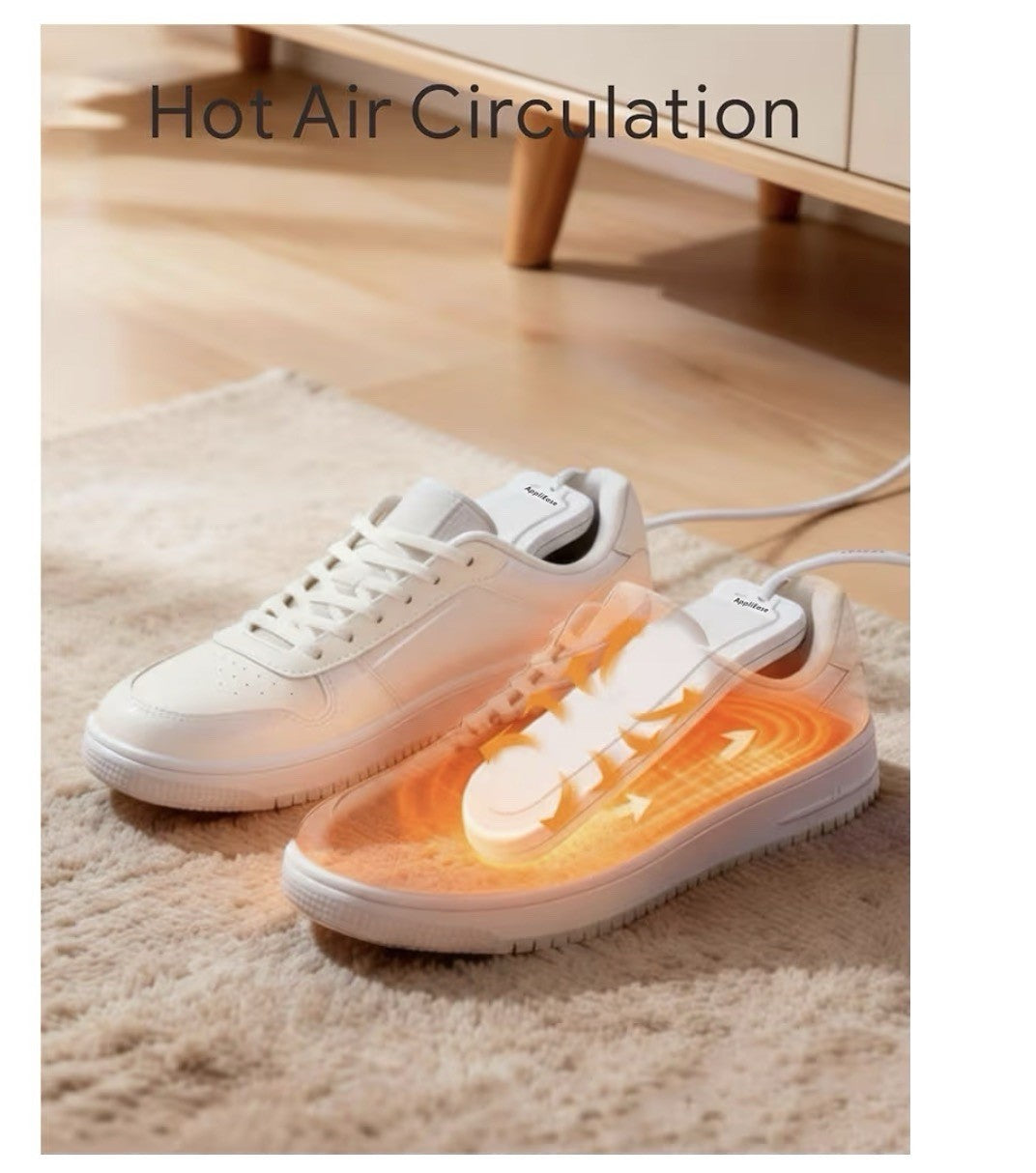 USB Heated Shoe Dryer and Boot Warmer - Portable Waterproof Shoe Drying Device