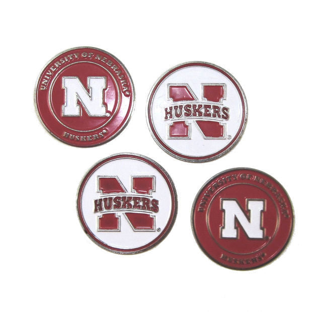 Auburn Tigers Golf Ball Markers 4-Pack - Officially Licensed Team Logo
