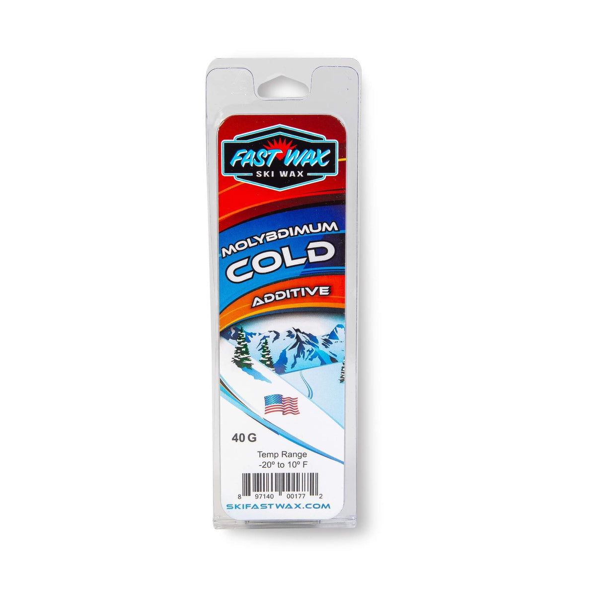 Ski Wax Additive Molybdenum Cold Weather 40g - Improves Ski Speed & Performance