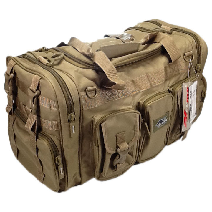 22-Inch Tactical Duffel Bag with Multiple Compartments and Water-Resistant Material