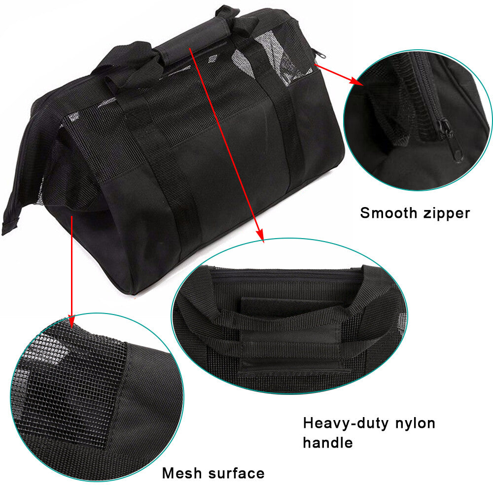 Fishing Wader Bag with Mesh Surface Storage for Waders & Boots