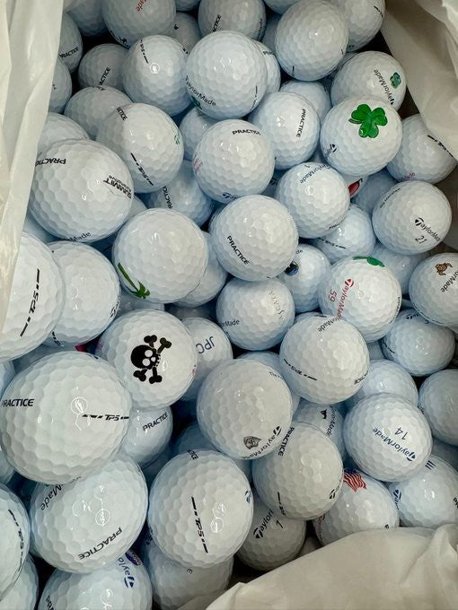 TaylorMade TP5 Practice Golf Balls - Custom MySymbol Stamps, 1 Dozen & Multi-Quantity Options