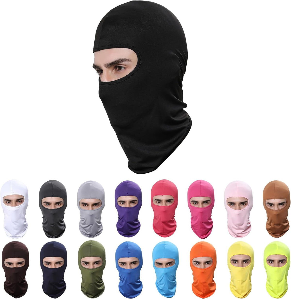 Motorcycle Balaclava Skull Face Mask for Cold Weather and UV Protection