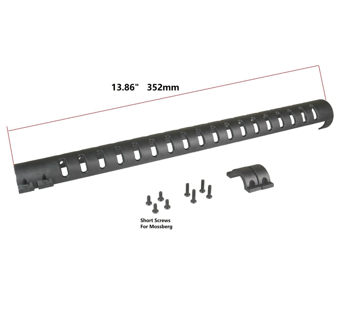 Heat Shield for Mossberg 12 GA Shotgun - Fire-Resistant Polymer Guard