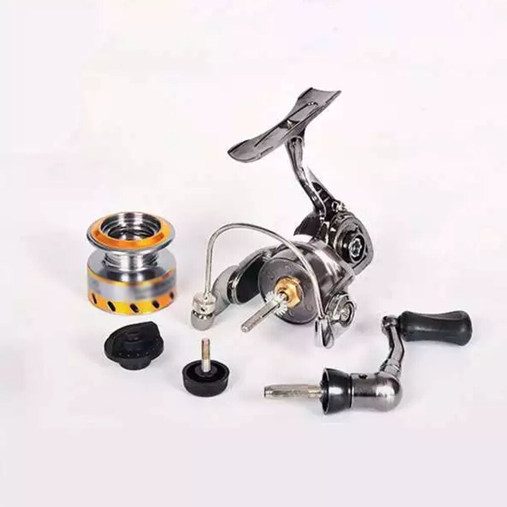 Mini Spinning Reel for Carp and Raft Fishing - Portable Aluminum Gear