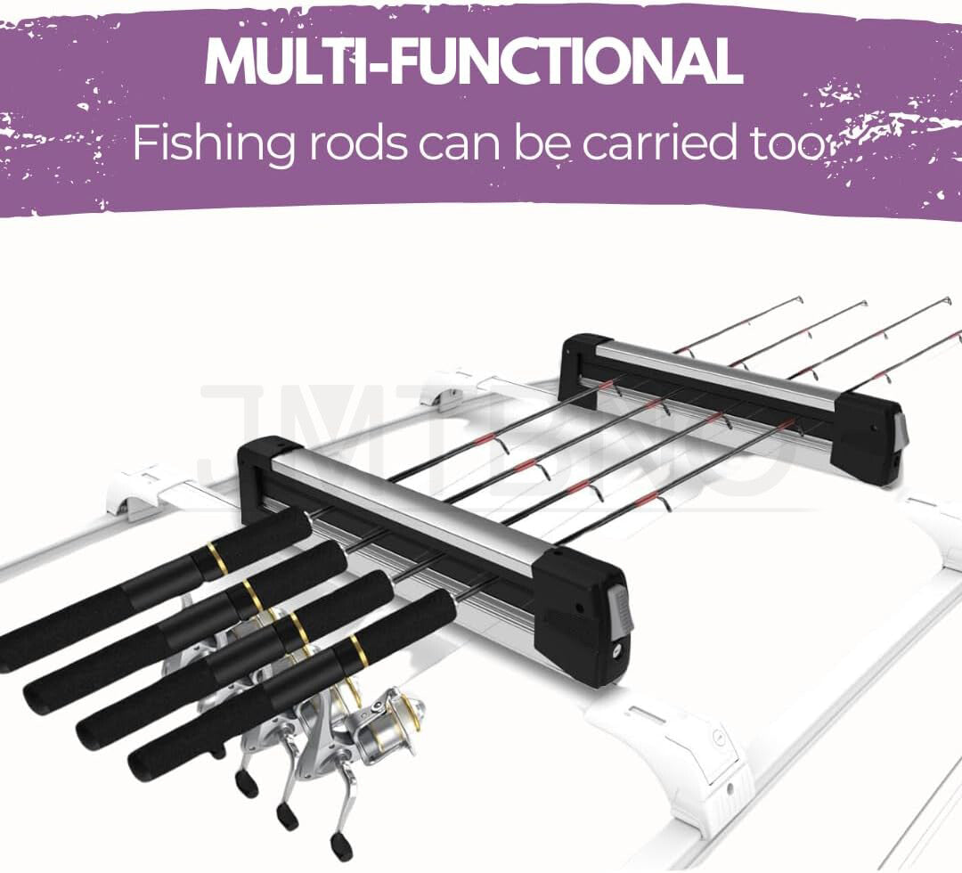 Aluminum Ski and Snowboard Roof Rack Carrier Lock for Hyundai Tucson 2005-2024