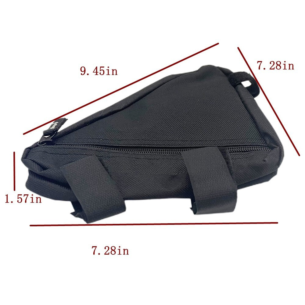 Bicycle Triangle Bag with Large Capacity and Stable Support for Cycling Storage