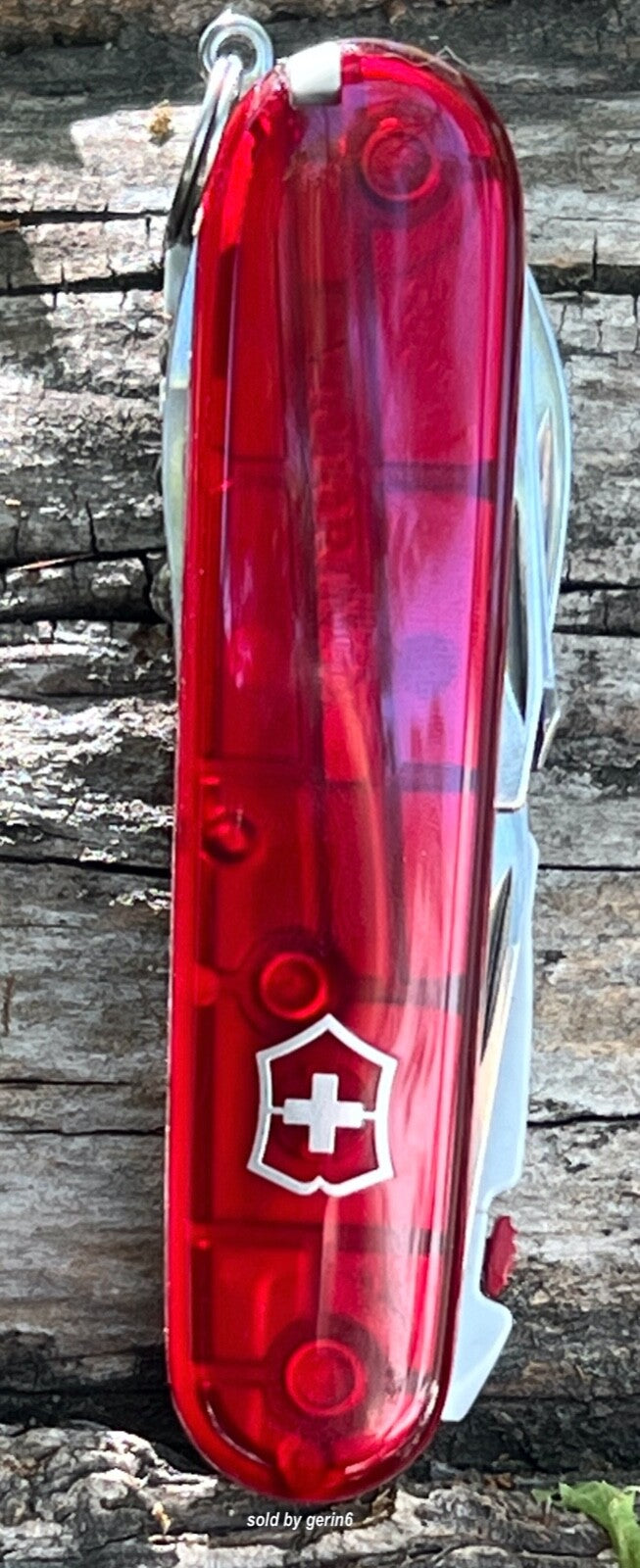 Victorinox Swiss Army Knife Spartan Lite Red Translucent 15-Tool Multi-Tool