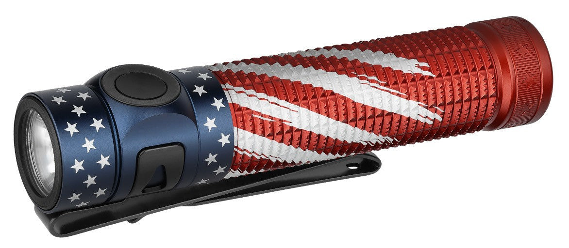 LED Flashlight 1600 Lumens Compact EDC Dual Switch Outdoor & Tactical