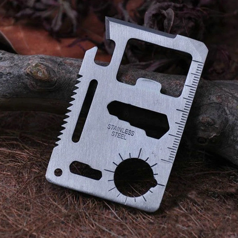 Multifunction Credit Card Tool - 11-in-1 EDC Survival Wallet Gadget