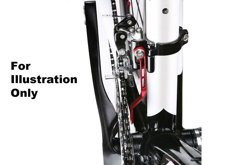 Lightweight Bicycle Chain Drop Catcher - Red Cycling Accessory