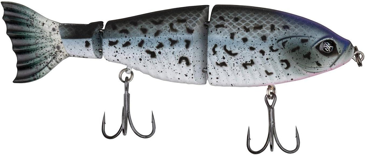 7-Inch Slow Sinking Soft Plastic Swimbaits for Crappie and Bass - 2 Pack